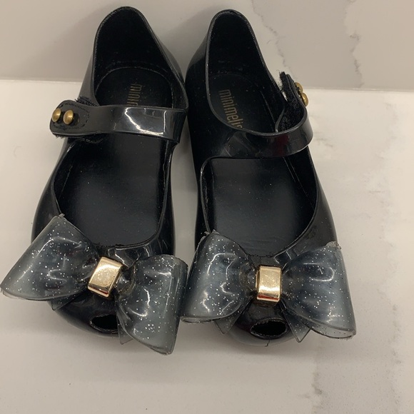 Mini Melissa Black sz 7 worn few times - Picture 3 of 5